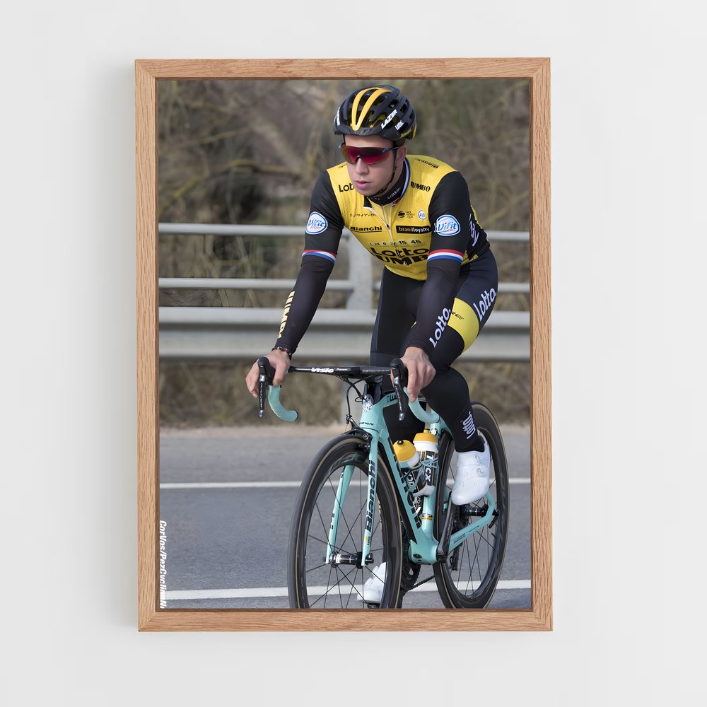 Poster Sur la Route avec Dylan – affiche Cyclisme (vue 4)
